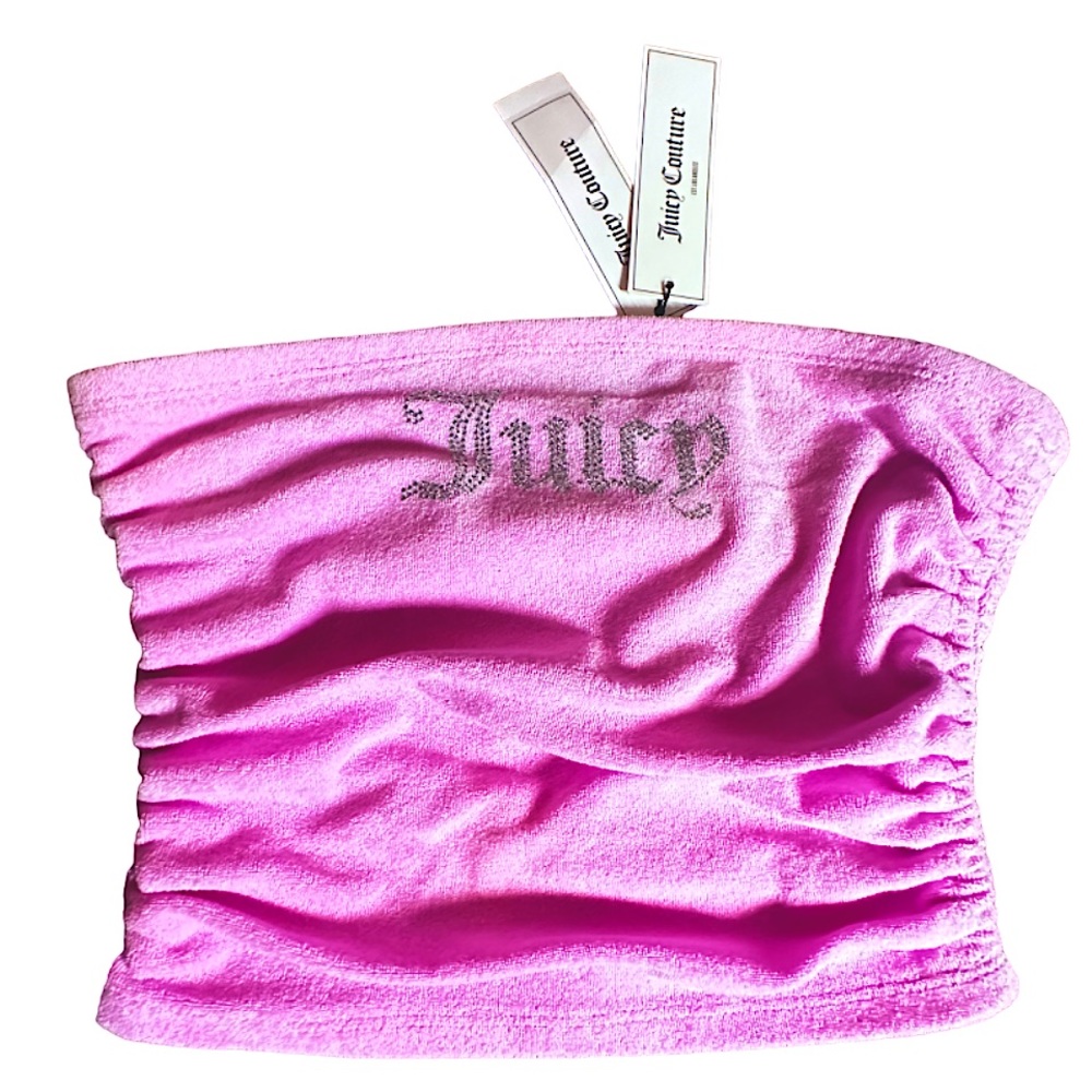 JUICY COUTURE BANDEAU/CROP TOP